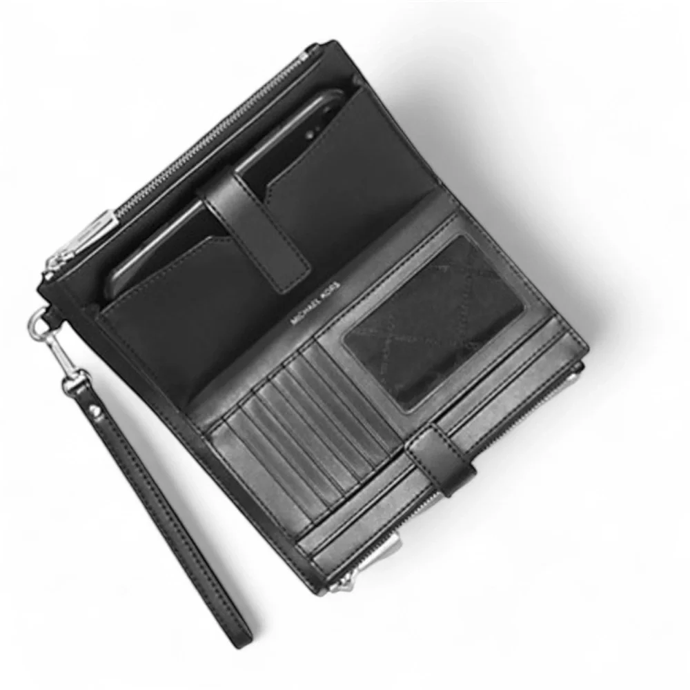 Michael Kors Charcoal Logo Wristlet - Picture 5 of 5